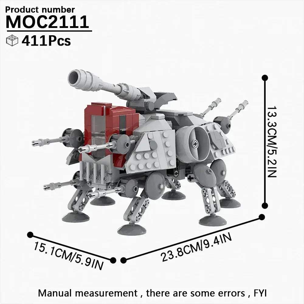 Space Wars Walking Machine Building Blocks Set Educational Toy - ToylandEU