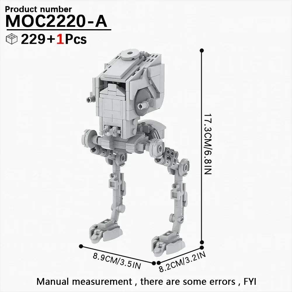 Space Wars Walking Machine Building Blocks Set Educational Toy - ToylandEU