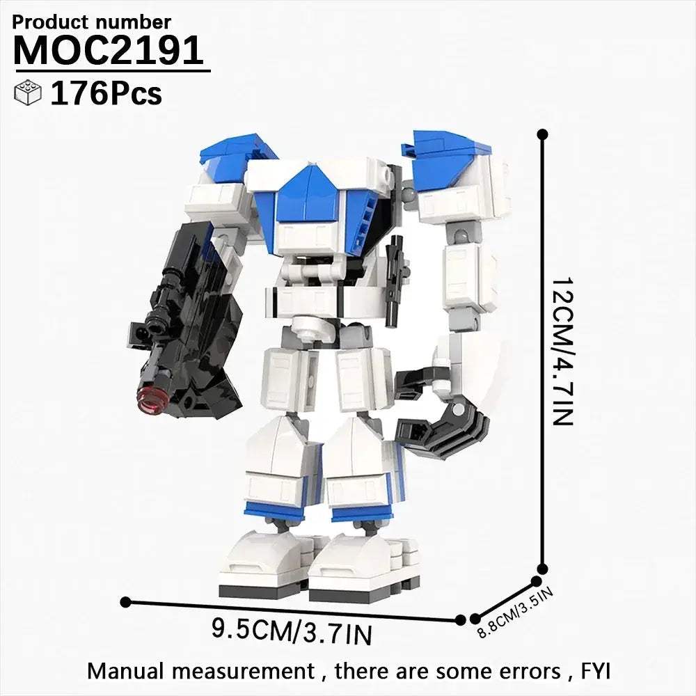 Space Wars Walking Machine Building Blocks Set Educational Toy - ToylandEU