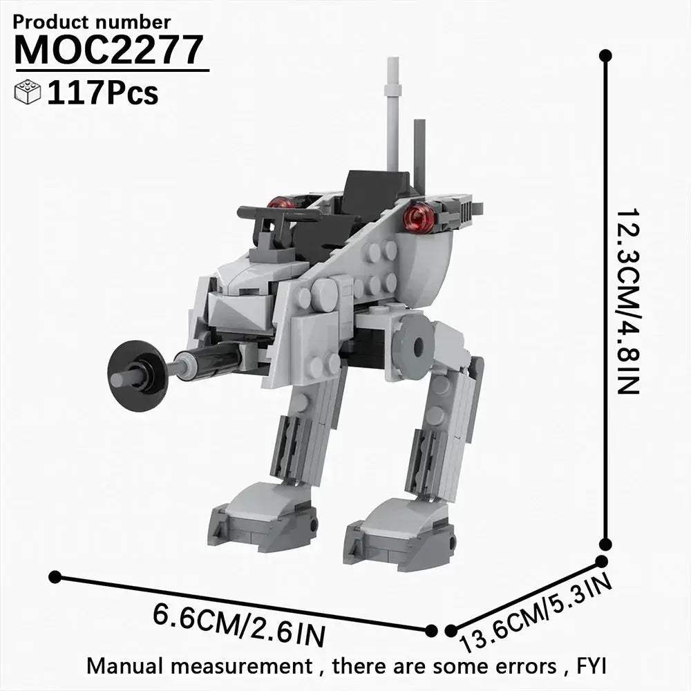 Space Wars Walking Machine Building Blocks Set Educational Toy - ToylandEU