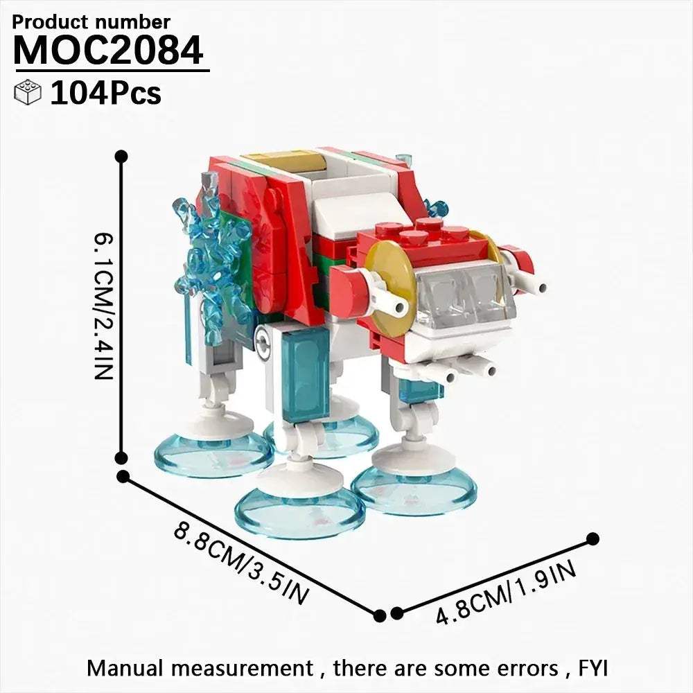 Space Wars Walking Machine Building Blocks Set Educational Toy - ToylandEU