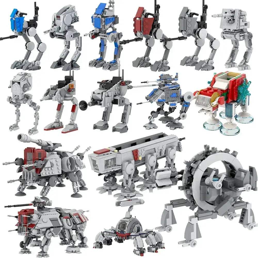 Space Wars Walking Machine Educational Building Blocks Set - ToylandEU