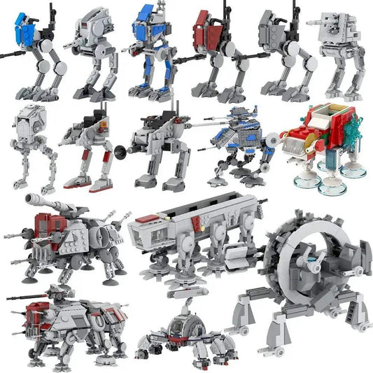  Space Wars Walking Machine Montessori Blocks Set -  ToylandEU™