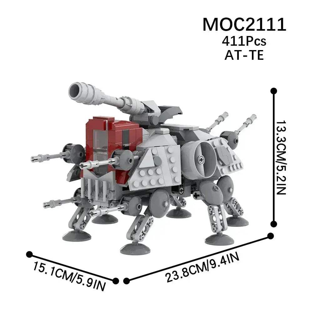 Space Wars Walking Machine Educational Building Blocks Set - ToylandEU