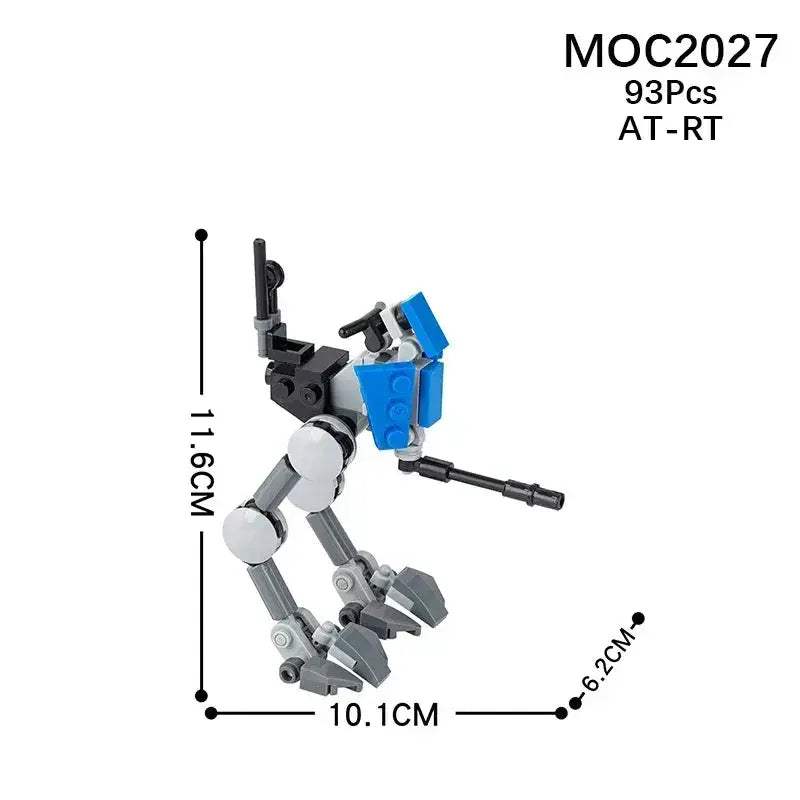Space Wars Walking Machine Educational Building Blocks Set - ToylandEU