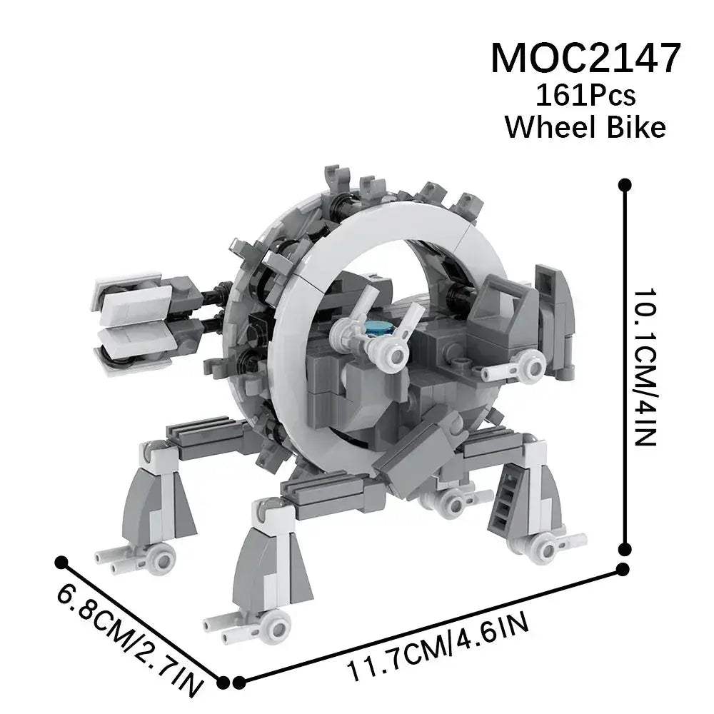 Space Wars Walking Machine Educational Building Blocks Set - ToylandEU