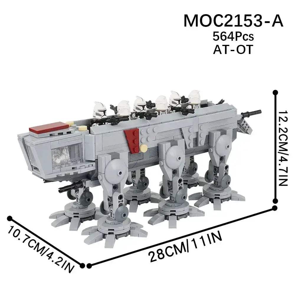 Space Wars Walking Machine Educational Building Blocks Set - ToylandEU