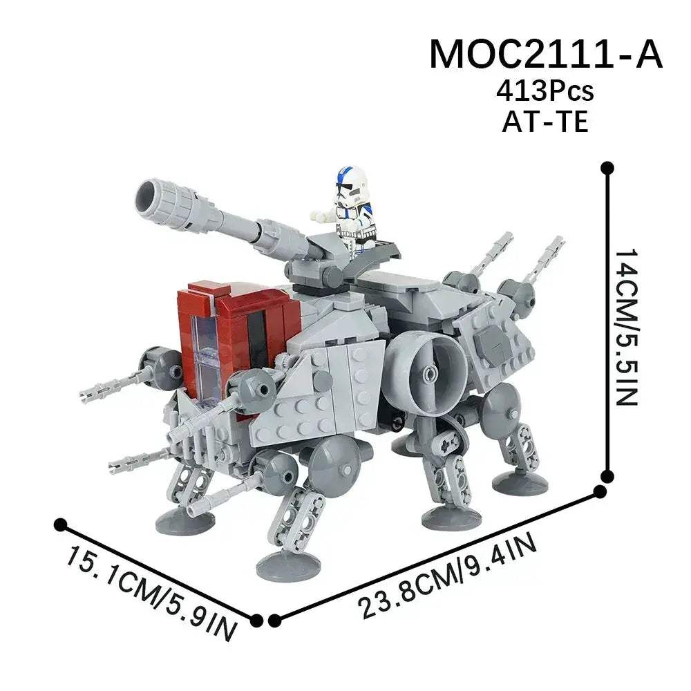Space Wars Walking Machine Educational Building Blocks Set - ToylandEU