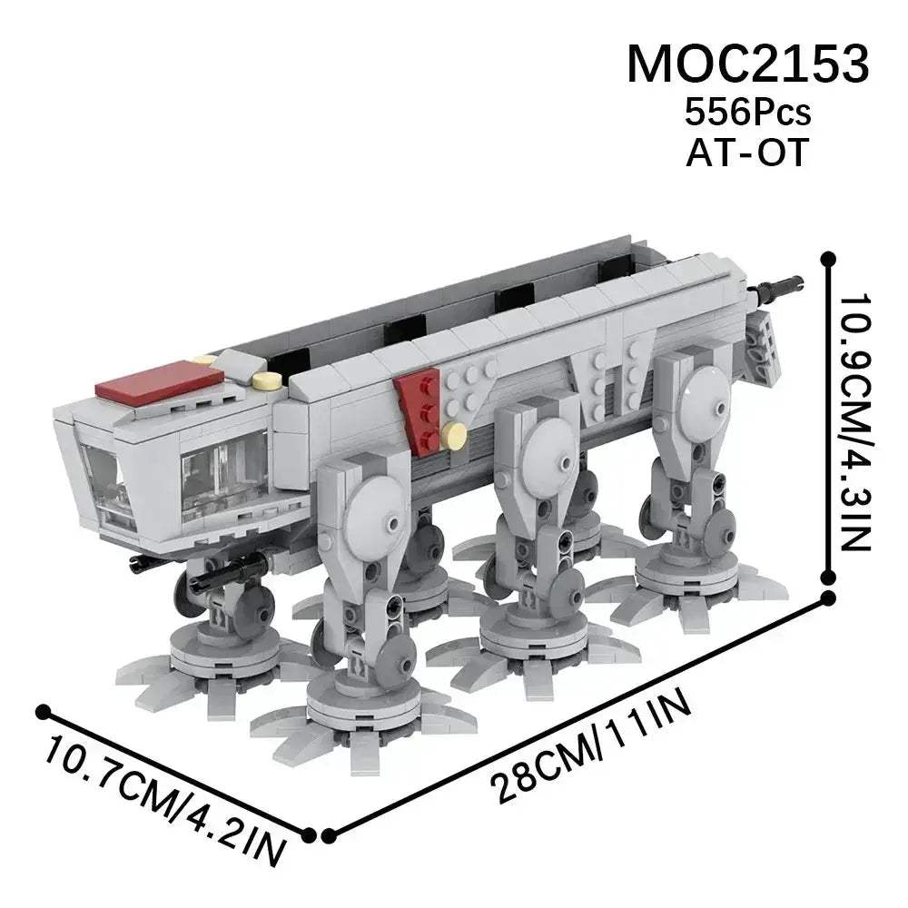 Space Wars Walking Machine Educational Building Blocks Set - ToylandEU