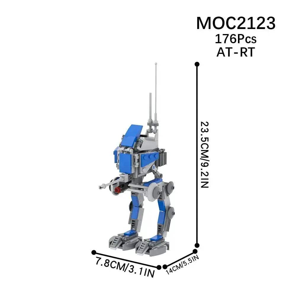 Space Wars Walking Machine Educational Building Blocks Set - ToylandEU