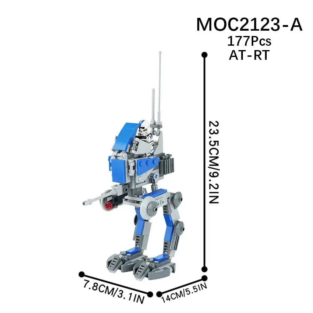 Space Wars Walking Machine Educational Building Blocks Set - ToylandEU