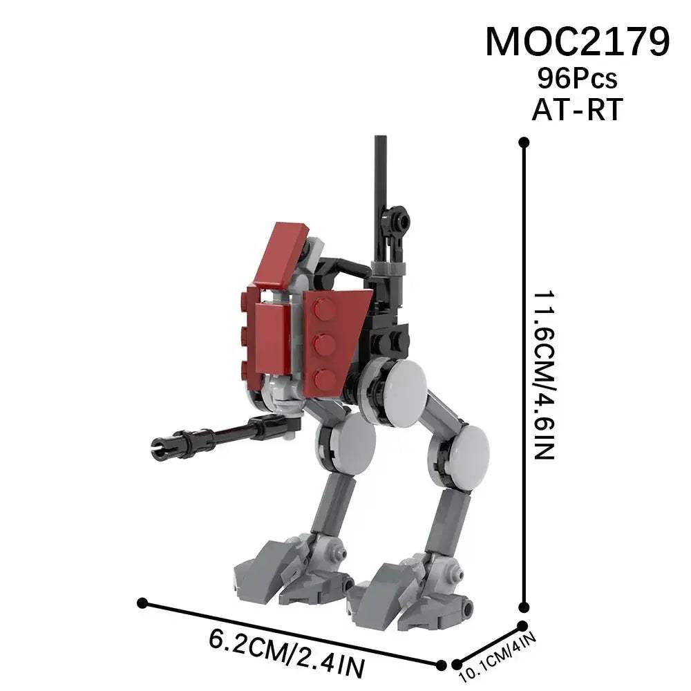 Space Wars Walking Machine Educational Building Blocks Set - ToylandEU