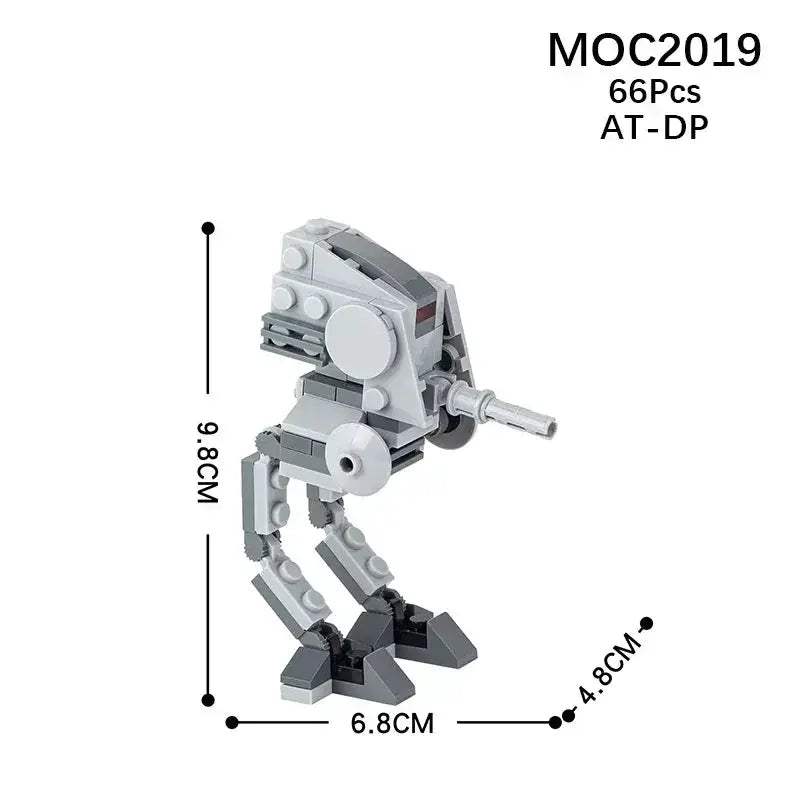 Space Wars Walking Machine Educational Building Blocks Set - ToylandEU