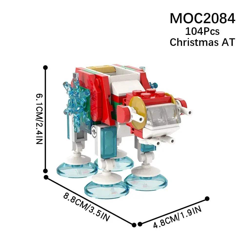 Space Wars Walking Machine Educational Building Blocks Set - ToylandEU