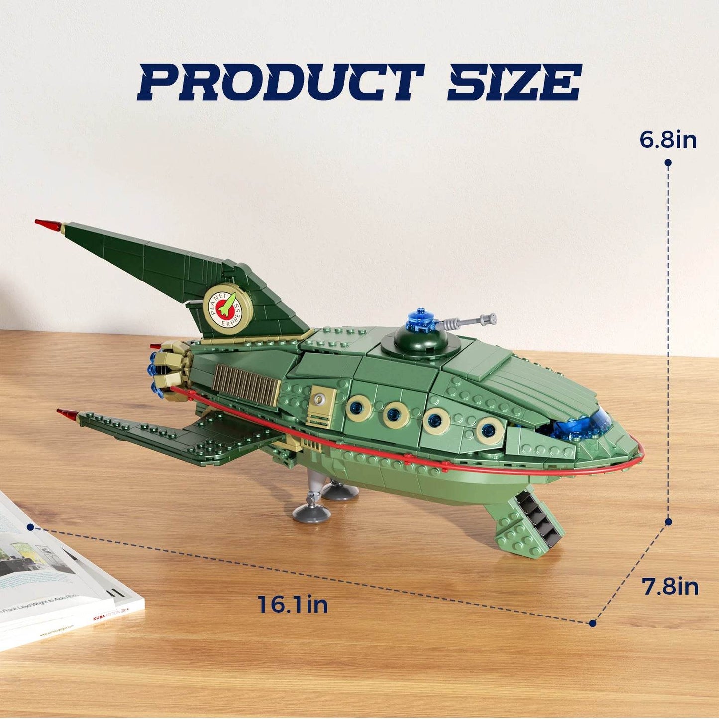 MOC Spaceship Building Blocks Set Ship Boat Scene 928 Pieces Building Bricks MOC - ToylandEU