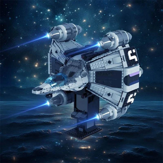 MOC Spaceship Gunstar Model Building Blocks Gift Set Building Bricks MOC - ToylandEU