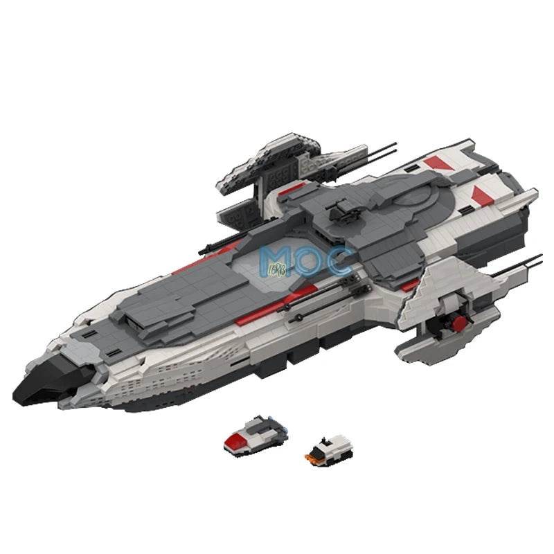 MOC Spaceship Model Carrack Expedition Ship 2425PCS Building Bricks MOC - ToylandEU
