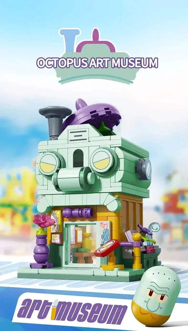 SpongeBob SquarePants Building Blocks Double Layer Set Kid Toys - ToylandEU