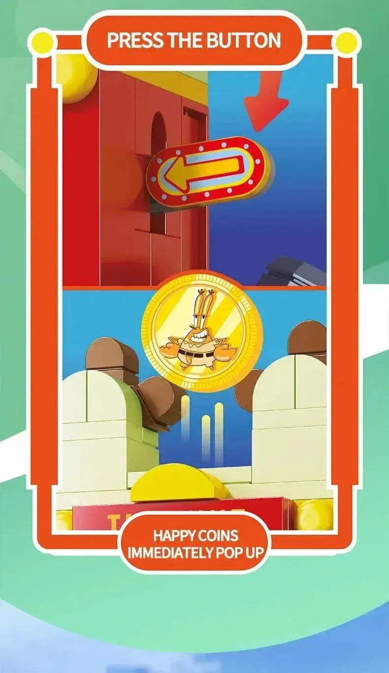 SpongeBob SquarePants Building Blocks Double Layer Set Kid Toys - ToylandEU