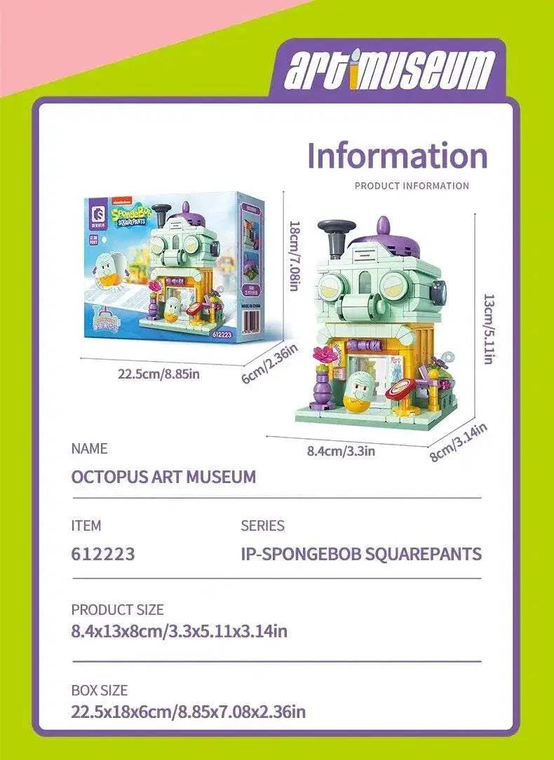 SpongeBob SquarePants Building Blocks Double Layer Set Kid Toys - ToylandEU