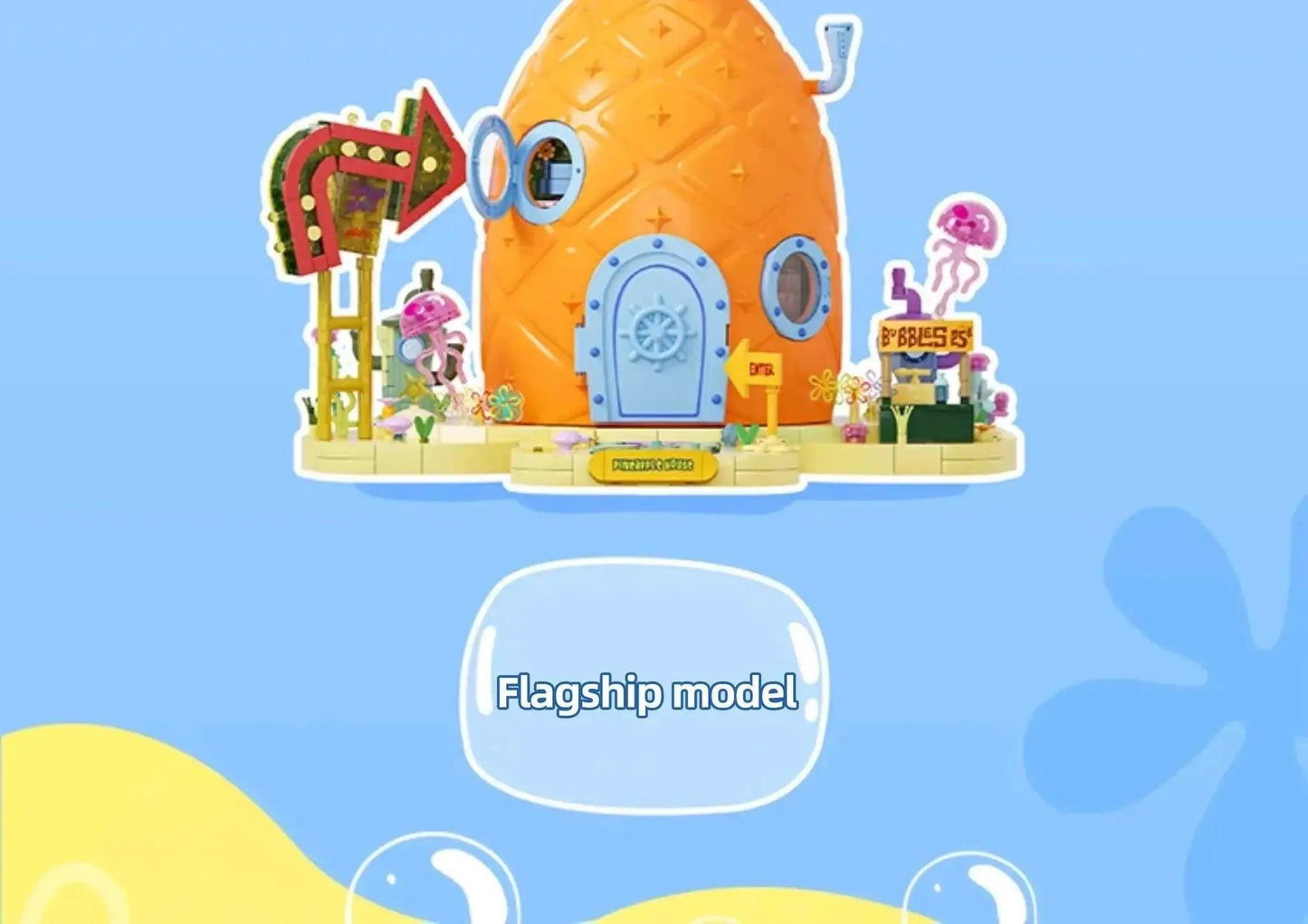  MOC SpongeBob SquarePants Building Blocks Pineapple House Set -  ToylandEU™