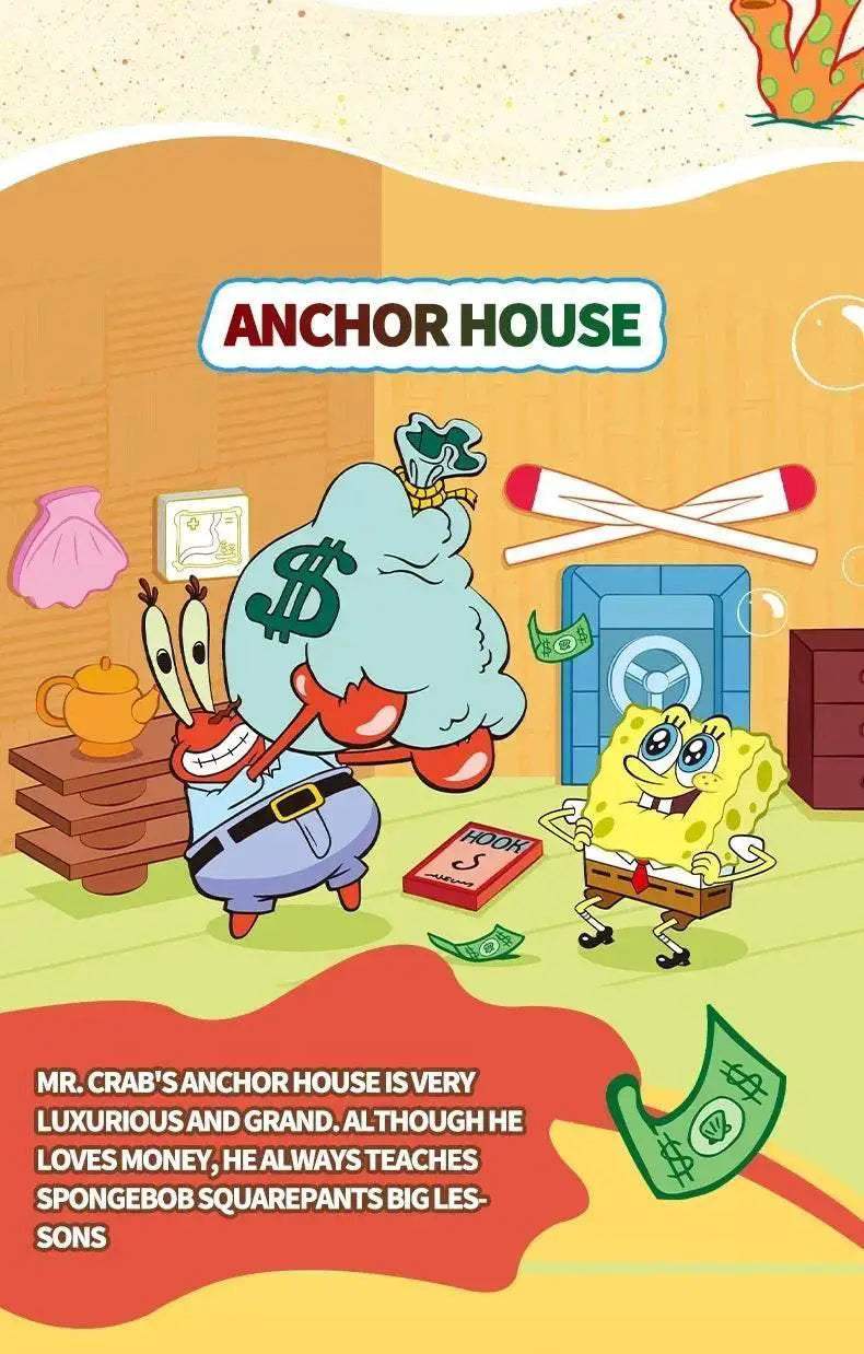 Spongebob Building Blocks Pineapple House Model Kids Gift - ToylandEU