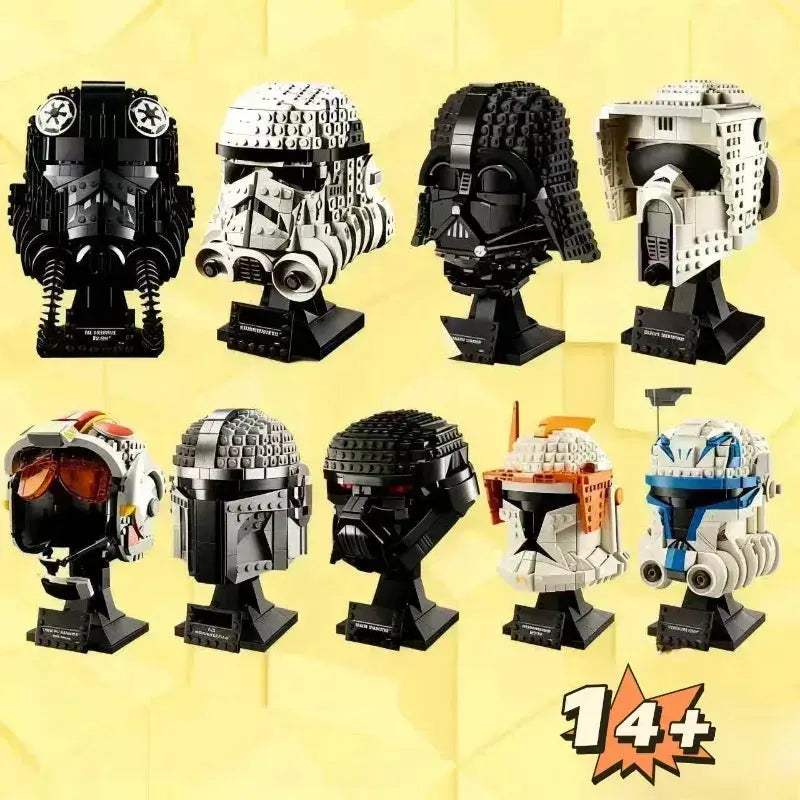 Star Wars Helmet Building Blocks Set For Kids And Collectors - ToylandEU