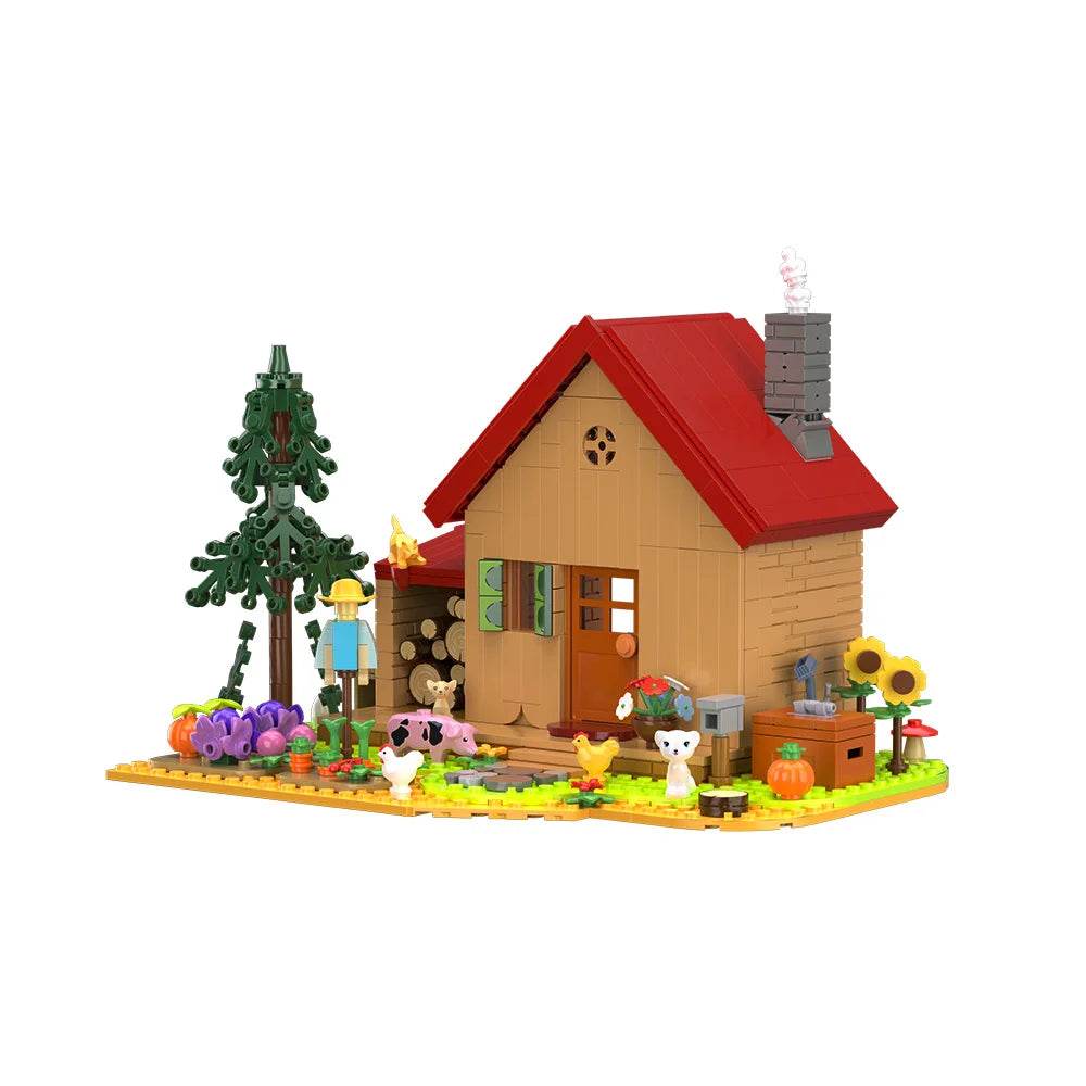 MOC Stardew Valley Farmhouse Model Building Blocks Gift - ToylandEU