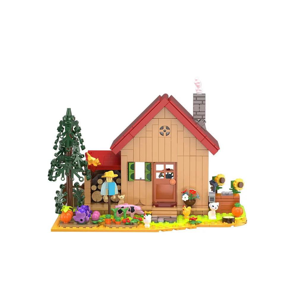MOC Stardew Valley Farmhouse Model Building Blocks Gift - ToylandEU