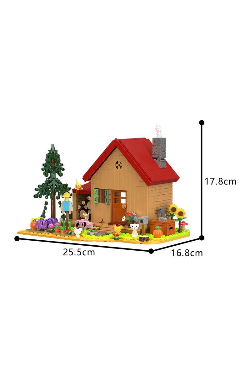 MOC Stardew Valley Farmhouse Model Building Blocks Gift - ToylandEU