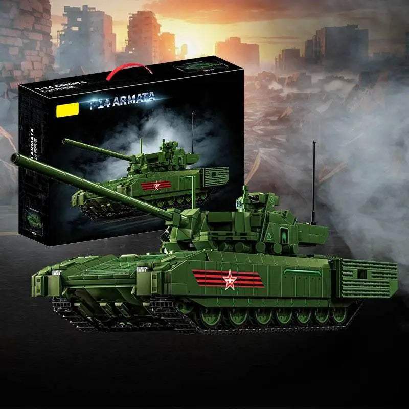 T-14 Main Battle Tank Building Blocks Children Toys MOC Bricks - ToylandEU