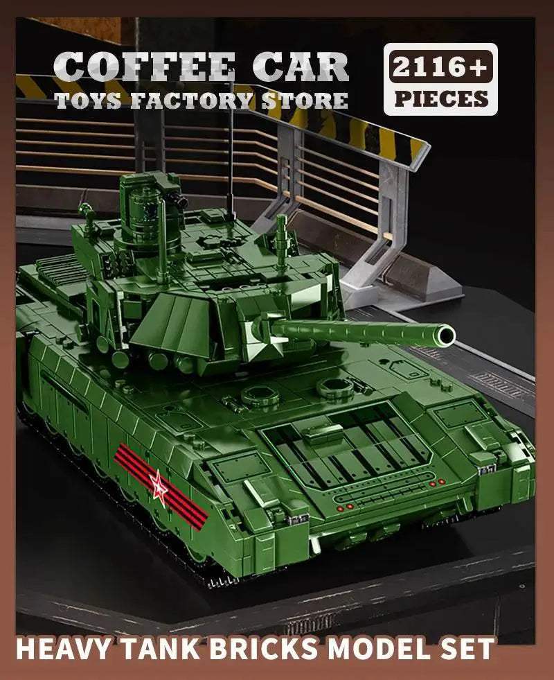 T-14 Main Battle Tank Building Blocks Children Toys MOC Bricks - ToylandEU