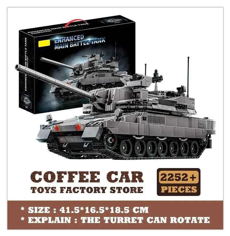 T-14 Main Battle Tank Building Blocks Children Toys MOC Bricks - ToylandEU