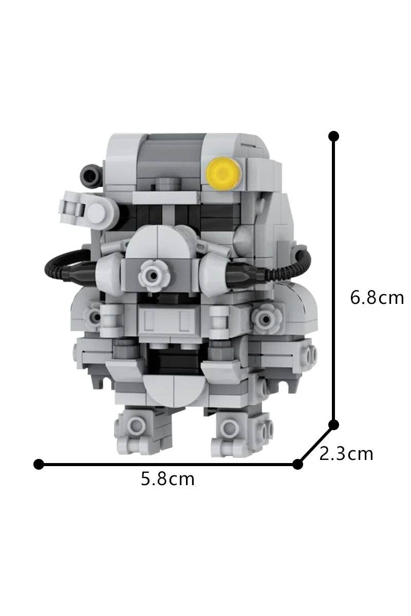 MOC T-60 Power Armor Brickheadz Doll Building Blocks Gift Building Bricks MOC - ToylandEU