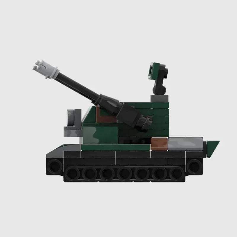 MOC Tank Model Building Blocks Educational Military Desktop Ornament - ToylandEU