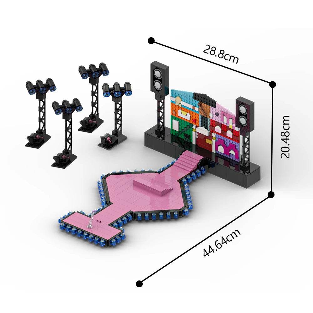 MOC Taylors The Eras Tour Building Blocks Concert Stage Building Bricks MOC - ToylandEU