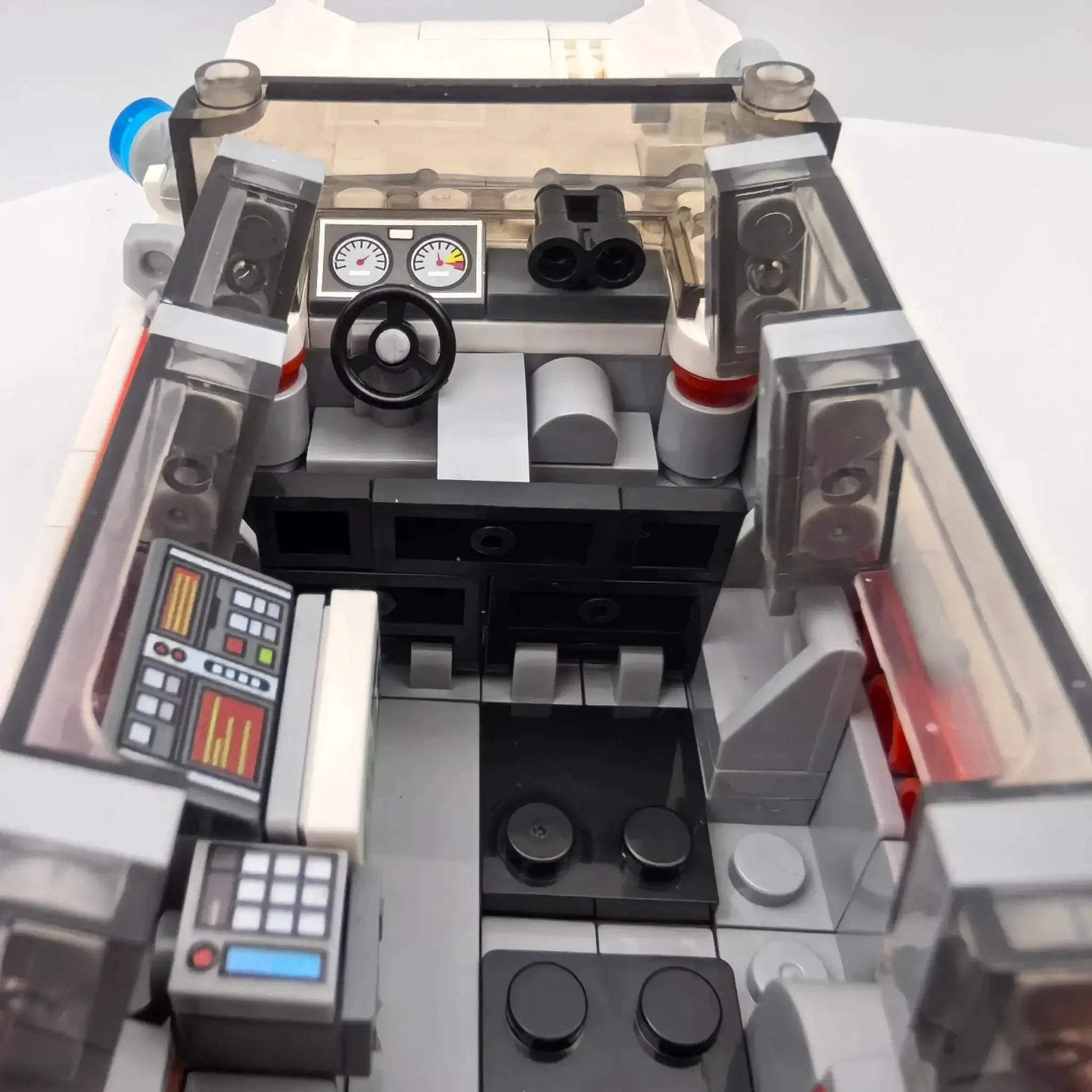 Technical Cars City Ghostbusters Ecto-1 Model Building Blocks - ToylandEU