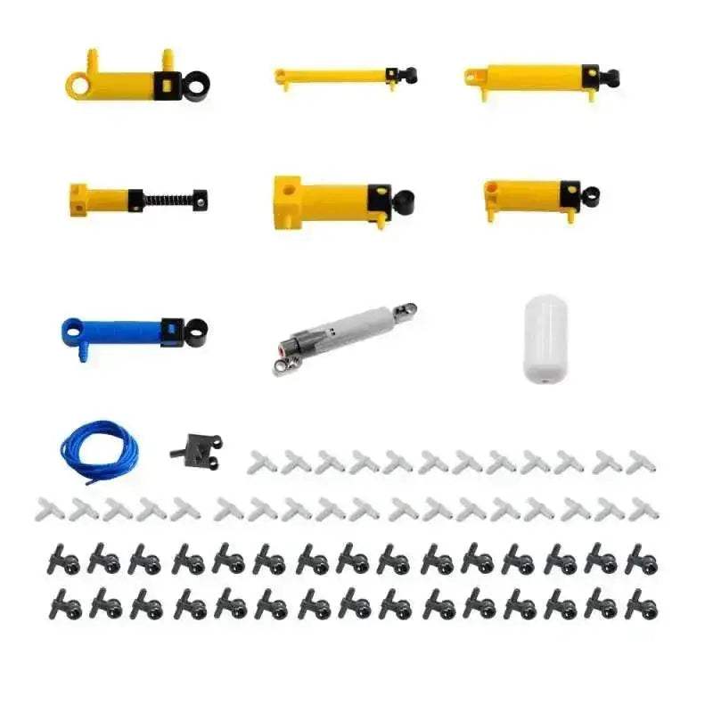 MOC Technical Hose Air Pump Tank Push Rod Putter Switch Piston Compatible With Legoeds Pneumatic Parts - ToylandEU