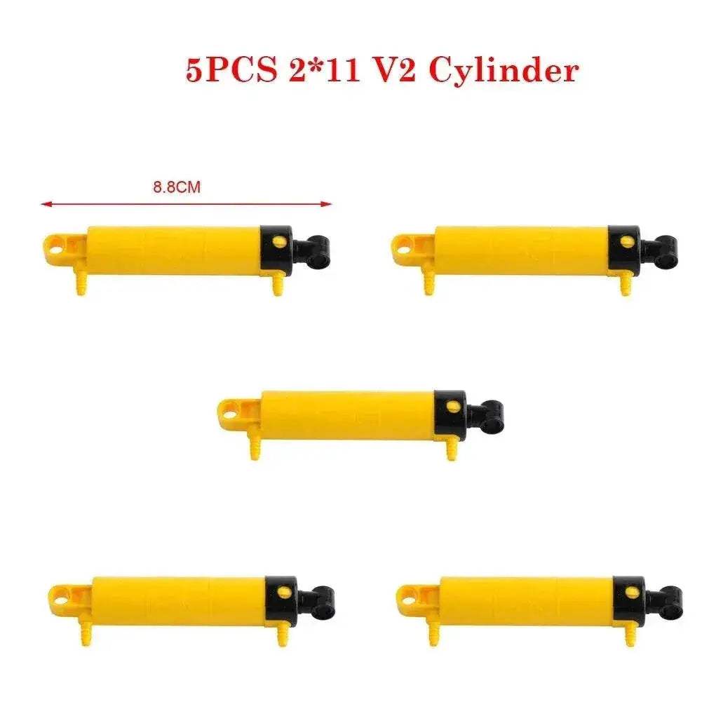 MOC Technical Hose Air Pump Tank Push Rod Putter Switch Piston Compatible With Legoeds Pneumatic Parts - ToylandEU