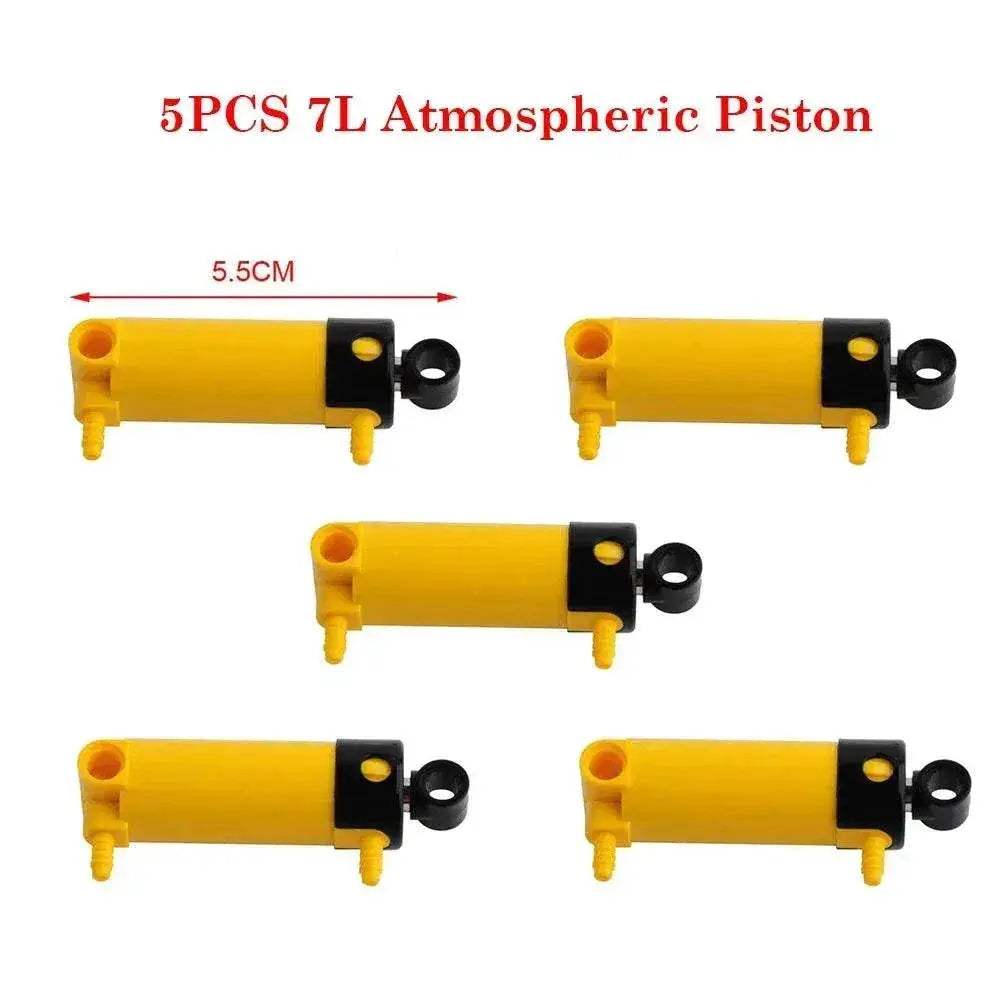MOC Technical Hose Air Pump Tank Push Rod Putter Switch Piston Compatible With Legoeds Pneumatic Parts - ToylandEU