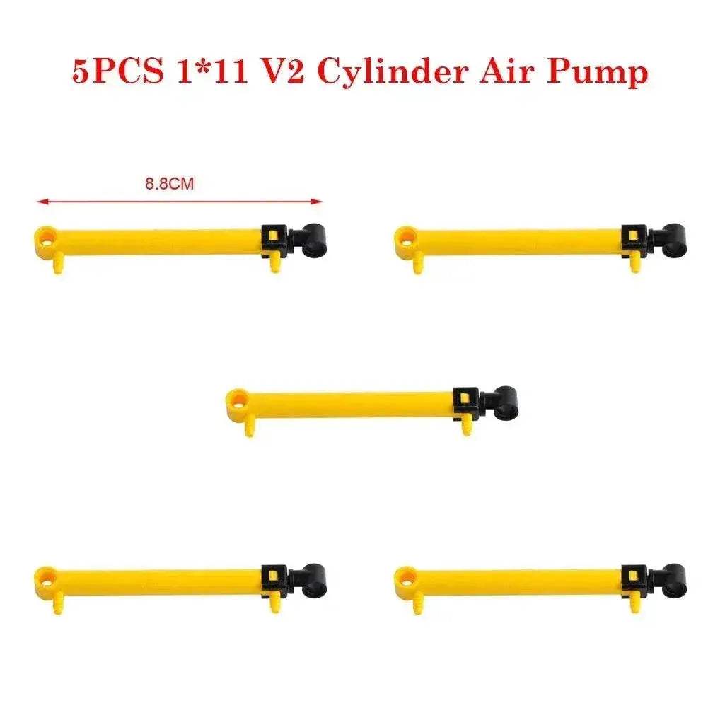 MOC Technical Hose Air Pump Tank Push Rod Putter Switch Piston Compatible With Legoeds Pneumatic Parts - ToylandEU