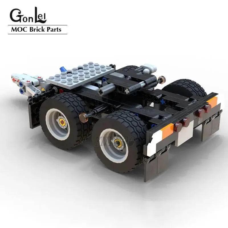  MOC Technical Truck Engineering Container FH Tractor Unit Building Blocks 4x2 6x4 Trailer Unit Tower Head Car Model Bricks Toy Gifts -  ToylandEU™
