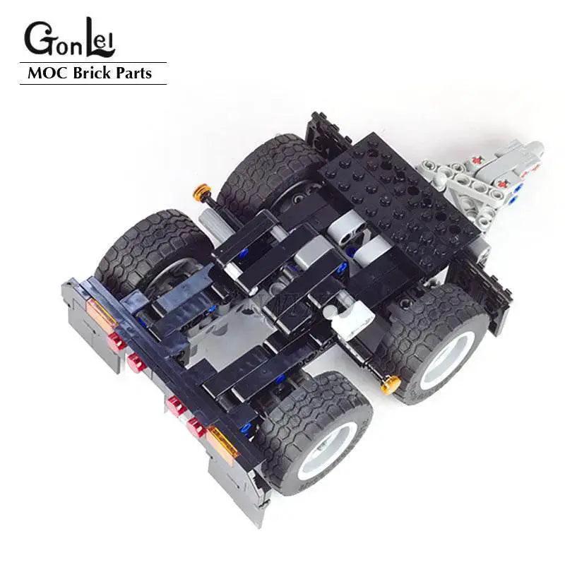  MOC Technical Truck Engineering Container FH Tractor Unit Building Blocks 4x2 6x4 Trailer Unit Tower Head Car Model Bricks Toy Gifts -  ToylandEU™