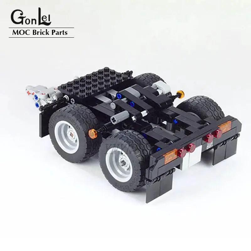  MOC Technical Truck Engineering Container FH Tractor Unit Building Blocks 4x2 6x4 Trailer Unit Tower Head Car Model Bricks Toy Gifts -  ToylandEU™