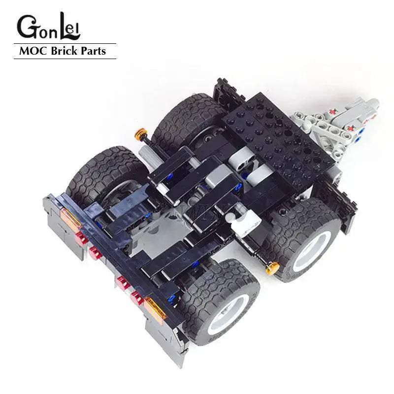  MOC Technical Truck Engineering Container FH Tractor Unit Building Blocks 4x2 6x4 Trailer Unit Tower Head Car Model Bricks Toy Gifts -  ToylandEU™