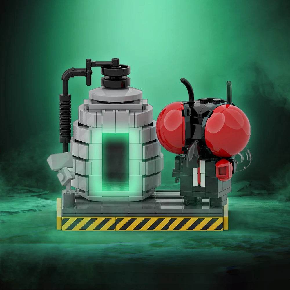MOC The Fly Model Building Blocks Horror Sci-Fi Gift Set Building Bricks MOC - ToylandEU