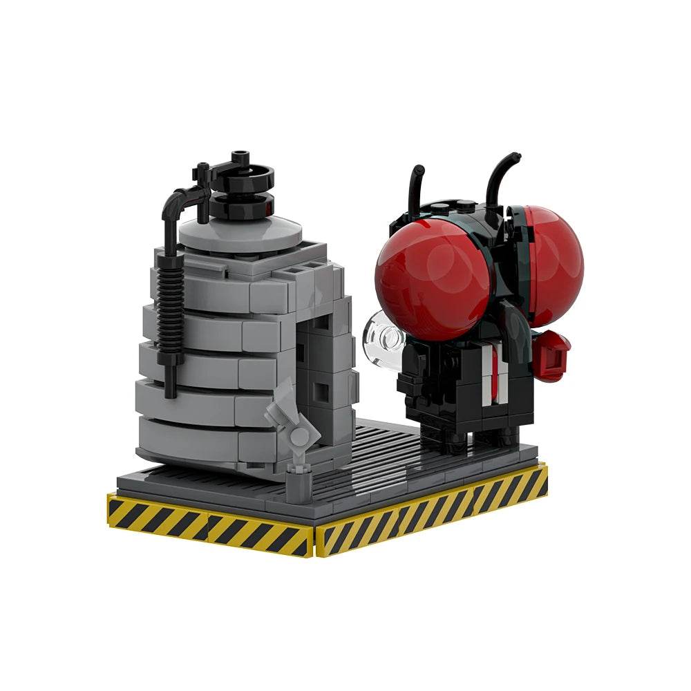 MOC The Fly Model Building Blocks Horror Sci-Fi Gift Set Building Bricks MOC - ToylandEU