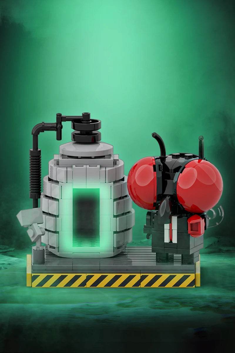 MOC The Fly Model Building Blocks Horror Sci-Fi Gift Set Building Bricks MOC - ToylandEU