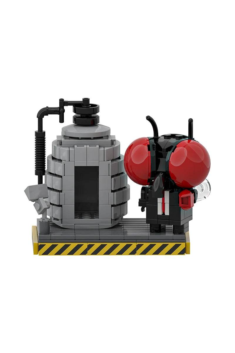 MOC The Fly Model Building Blocks Horror Sci-Fi Gift Set Building Bricks MOC - ToylandEU