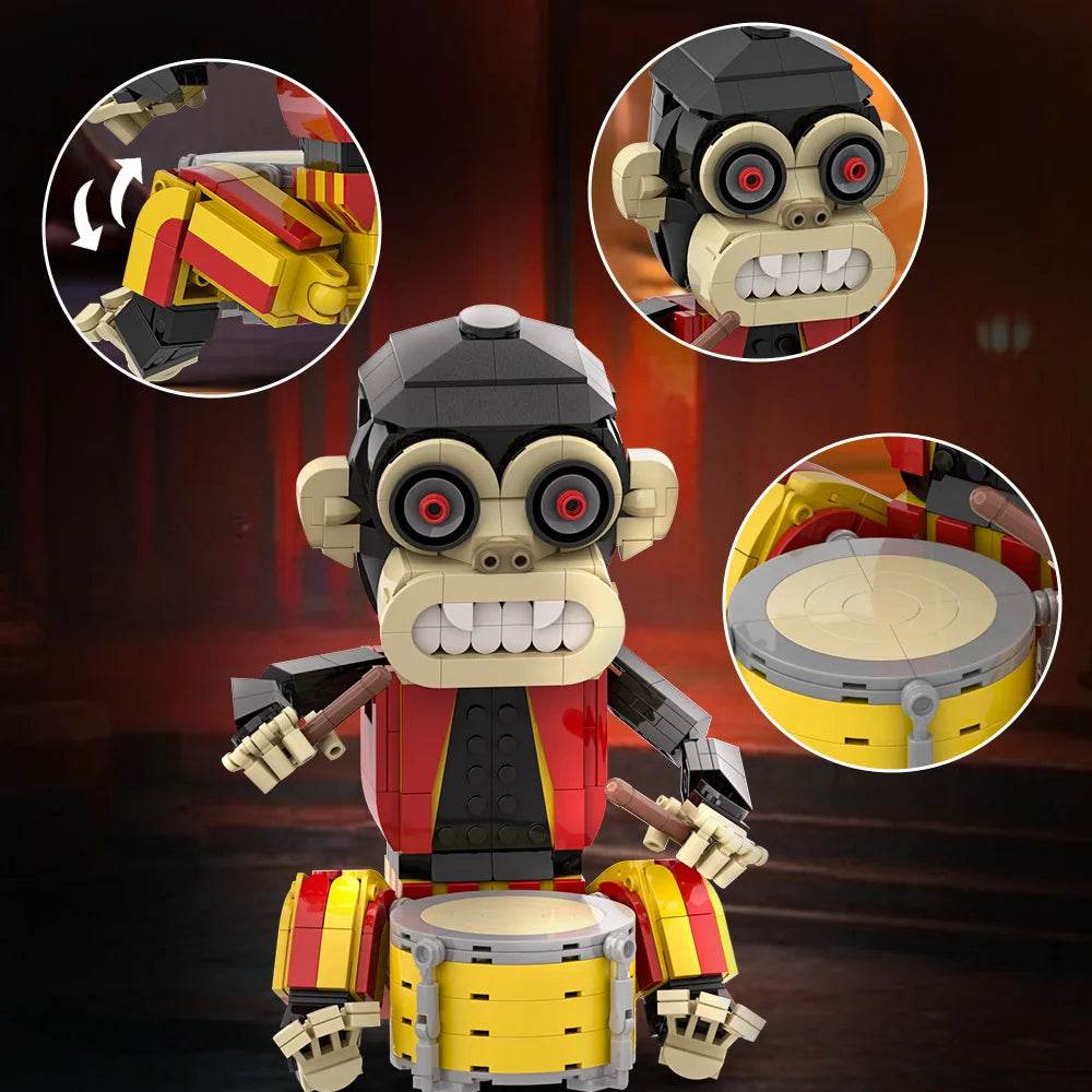 MOC The Monkey Building Blocks Horror Movie Building Bricks MOC Gift - ToylandEU